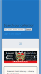 Mobile Screenshot of prescottpubliclibrary.org